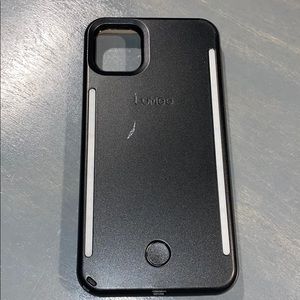 LuMee Duo matte black case